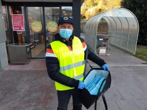 Zahvala prostovoljcem za razdeljevanje mask 4